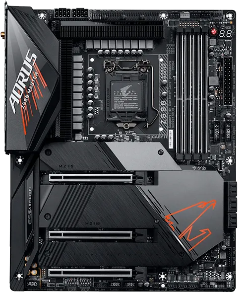 Ремонт материнских плат Gigabyte Z590 Aorus Master в сервисном центре FIX-Gigabyte