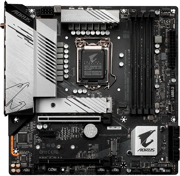 Ремонт материнских плат Gigabyte B560M Aorus Pro AX в сервисном центре FIX-Gigabyte