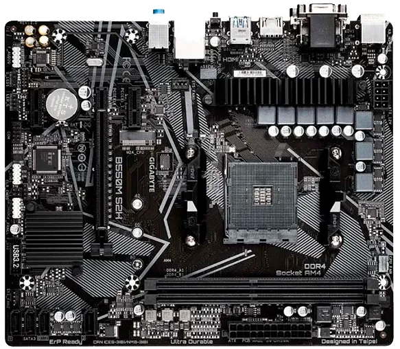 Ремонт материнских плат Gigabyte B550M S2H в сервисном центре FIX-Gigabyte