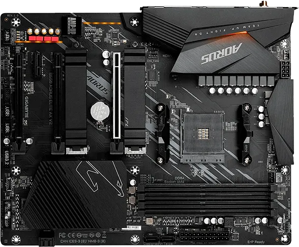 Ремонт материнских плат Gigabyte B550 Aorus Elite AX V2 в сервисном центре FIX-Gigabyte